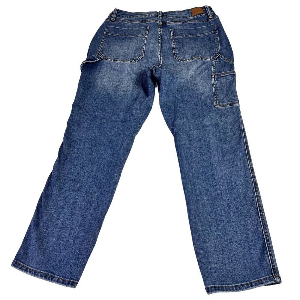 Judy Blue Jeans Womens Size 11/30 Slim Fit Carpenter Denim Style JB88302 - Picture 5 of 13